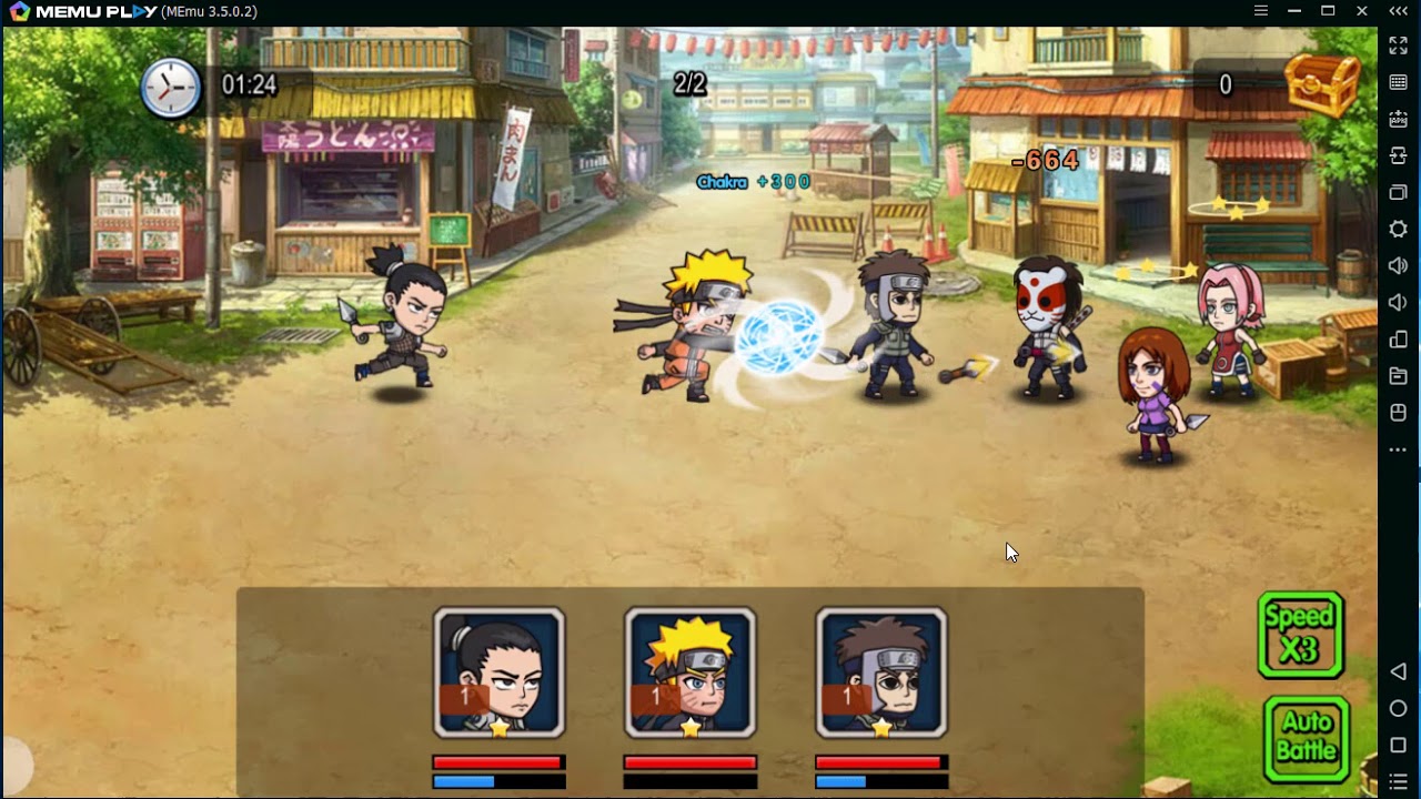 Ninja Heroes - Storm Battle: best anime RPG