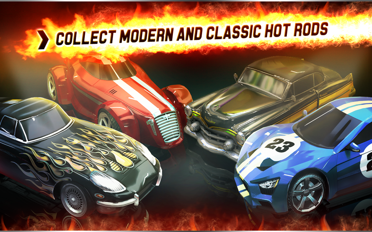 Скачать игру Hot rod racers для андроид